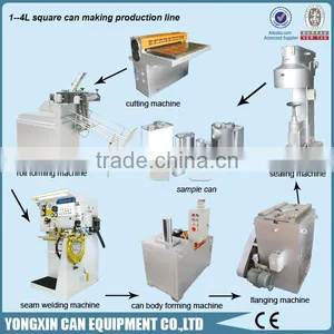 1-4L Rectangular Metal Oil Can Machinery thumbnail-1
