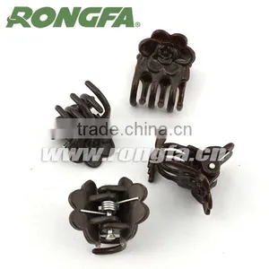 Plastic Mini Sunflower Brown Orchid Clip thumbnail-2