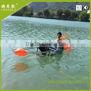 Made in China Passanger Fiberglass Hull Transparent Kayak for Sale thumbnail-1