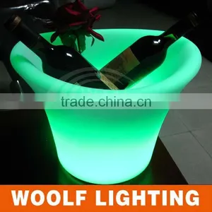 Indoor and Outdoor IP65 Waterproof Level Color Changing Plastic Led Flower Pots Light up Pots Lighting Pot thumbnail-6