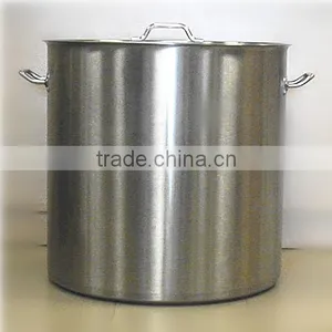 15 Gallon Brew Pot for Home Beer Brewing With Triple Bottom thumbnail-1