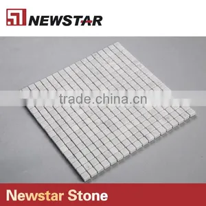 Newstar White Marble Honed Bathroom Backsplash Shower Walls Tile Mosaic thumbnail-5