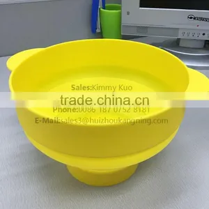 Healthy No Oil Popcorn Maker Microwaveable Silicone Popcorn Bucket thumbnail-1