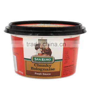 425g Food Grade Material PP Peanut Sauce Container, Disposable Plastic Sauce Cup With Lid thumbnail-2