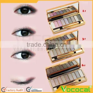 9 Colors Diamond Bright Colorful Eye Shadow Eyeshadow Super Flash Glitter Makeup Cosmetic Palette Case thumbnail-2