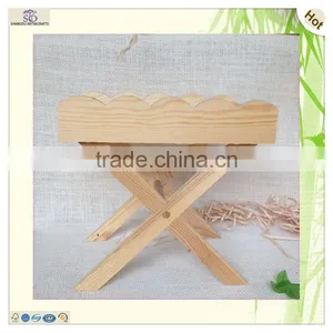 Fsc Certified 3 Holder Shelf Wooden Flower Tray thumbnail-1