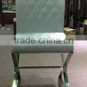 Chrome Leather Stackable Office Hotel Conference Chair thumbnail-1