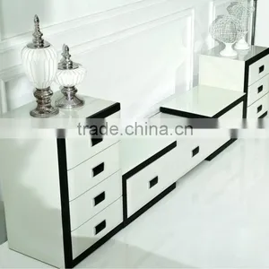 2013 Latest Black and White Wooden TV Stand E353 thumbnail-1