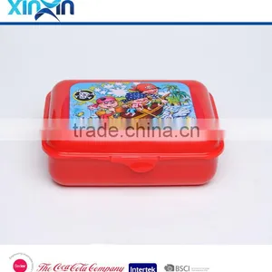 Rectangular Partial Deduction Plastic Lunch Box Food Container thumbnail-1