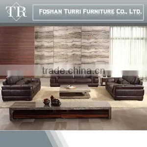 Luxury Italian Leather American Design Reclining Sectional Sofa thumbnail-2