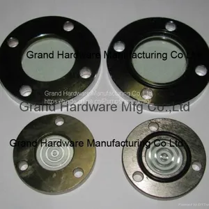 Steel Flange Fused Glass Oil Sight Glass Nickel Plated,easy to Mount on Equipment thumbnail-1