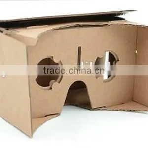 Factory Wholesale 3D VR Box Google Custom Cardboard Glasses 2.0 for Mobile Phone thumbnail-2