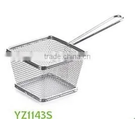 Chips Mini Fry Baskets Stainless Steel Fryer Basket Strainer Serving thumbnail-3