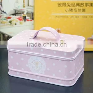 Gift Food Chocolate Candy Tea Toys Jewellery Treasury Rectangular Tin Box thumbnail-4