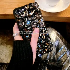 Luxury Crystal Diamond Cell Phone Back Cover Mobile Phone Cases for IPhone7/7Plus/6/6s/6plus/6splus Soft Shell Housing thumbnail-1