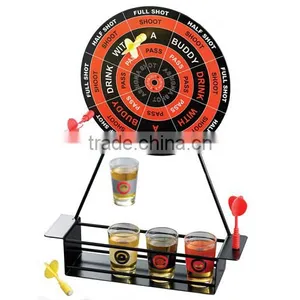 Dart Shot Glass Drinking Game Set With Mini Metal Stand thumbnail-1