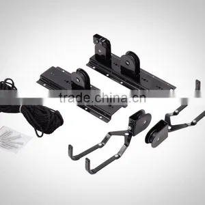 Bicycle Lift Bike Ceiling Mount Pulley Hoist Rack Garage Storage Hooks Hanger A1417 thumbnail-2