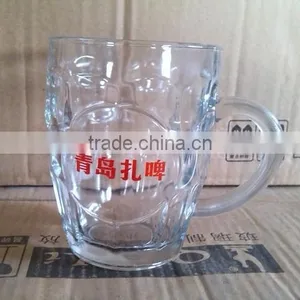 Different Size Frosted Sublimation Hot Summer Customized Glass Mug thumbnail-1