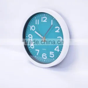 Beautiful Style and Good Quality Cheap Price Creative Customized Advertising Plastic Wall Clock thumbnail-5