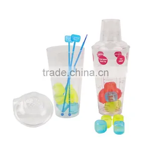 Plastic Cocktail Shaker Set 750ml thumbnail-1