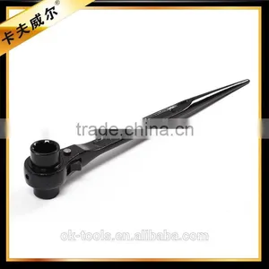 OK-TOOLS NEW Ratchet Wrench With Pointed Tail thumbnail-1