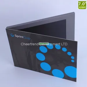 2GB Customzied Size Lcd Video in Print Video Brohcure With hd Screen thumbnail-1