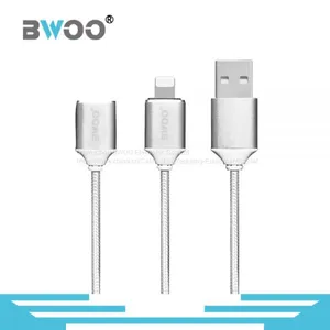 3 in 1 Magnetic Usb Cable With Lightning Micro Type-c Connector thumbnail-3