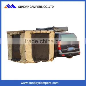 Canvas Car Awning Outdoor Retractable Caravan Awnings for Picnic thumbnail-1