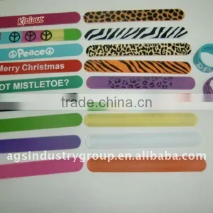 Customized Printed Slap Silicon Bracelet thumbnail-1