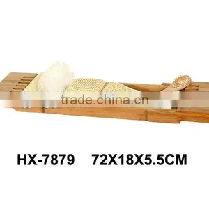 Bamboo Bathroom Towel Rack thumbnail-1