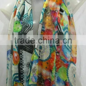 Modal Digital Printed Shawls thumbnail-6