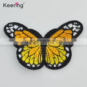 Hot Sale Lifelike Butterfly Embroidery Textile Patch for Garment Accessory thumbnail-1
