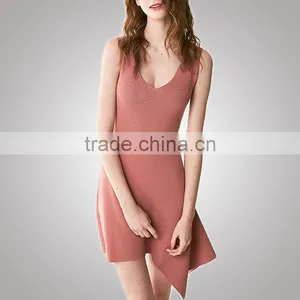 Slim Woman Customize Breathable Clothing Dress With Your Design thumbnail-1