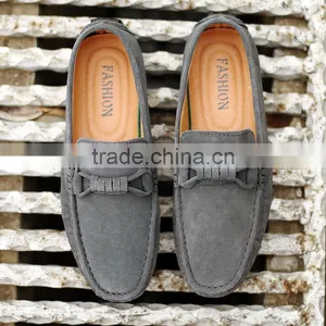 Brand Name Men Peas Shoes Stock Inventory Wholesale, Good Quality Men Stock Casual Shoes With Genuine Leather thumbnail-6