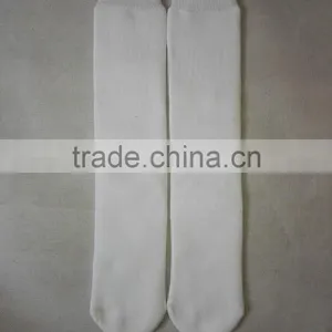 Blank 100% Polyester Socks for Sublimation White Tube Socks thumbnail-1