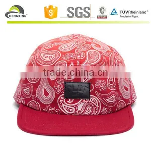 100% Wool High Qulit 5 Panel Caps With Woven Label thumbnail-4