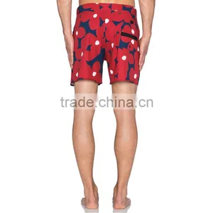 Custom New Arrival Best Quality Silk Screen Cheap Fitness Brazil Beach Shorts thumbnail-3
