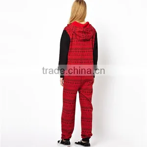 Aztec Print Plus Size Custom Made Adult Print Onesie thumbnail-2