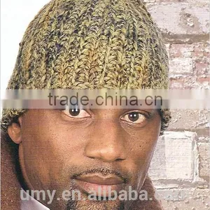2017 Men Knitted Bun Beanie Ponytail Hat thumbnail-1
