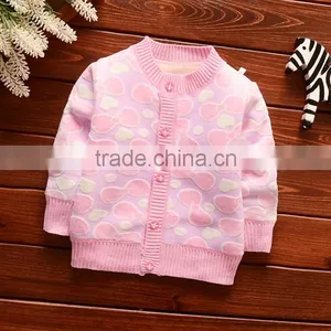 Zm40654b Baby Kids New Design 3D Embossed Warm Coat Children Soft Cardigan thumbnail-6