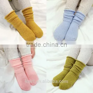 Baby Boy Girl Cotton Winter Slip Socks Kids Children Thicken Socks Toddler New Born Long Snow Pattern thumbnail-2