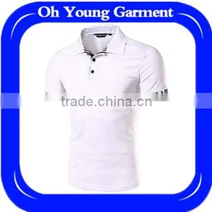 Promotion Online Shopping Casual Plain Blank Sports Gym Wear White Mens Polo Shirt Comfort Colors T-shirts thumbnail-1