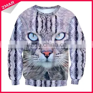 New Design 100 Polyester Sublimation Mens Custom Hoodie Latest Design Sweatshirt thumbnail-1