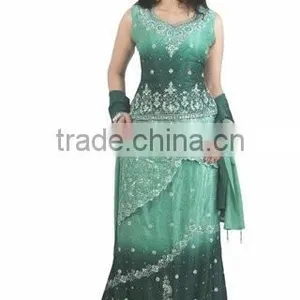 Designer Net Lehengas thumbnail-6