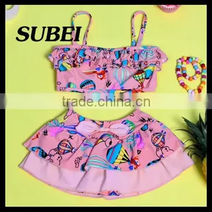 2016 New Children Cartoon Swimsuit Girls Swimsuit Split Child Bikini thumbnail-3