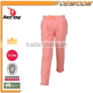 100% Cotton Girls Harem Sweat Pants for Wholesale With OEM ODM thumbnail-1