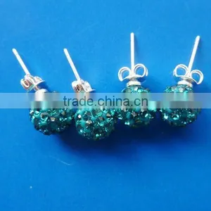Disco Ball Stud Earrings,shamballa Ball Stud Earrings thumbnail-1