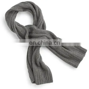 New Fashion Soft Comfortable Cable Knit Cashmere Scarves for Men thumbnail-1