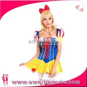 Women Cosplay Costume ,Skirt,Bowknot Headband Hot thumbnail-2