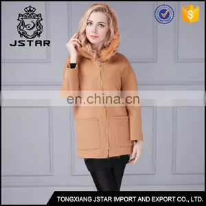 Hotsales Woman Sheepskin Coat Elegant Factory Outlet Cashmere Overcoat thumbnail-3